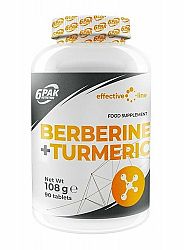 Berberine + Turmeric - 6PAK Nutrition 90 tbl.