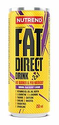 Fat Direct Drink (spaľovač plus pumpa) - Nutrend 250 ml. Blackberry