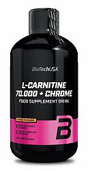 L-Carnitine 70000 mg+Chrome 5mg - Biotech USA 500 ml Pomaranč