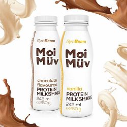MoiMuv Protein Milkshake - GymBeam 242 ml. Vanilla