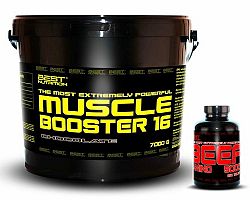 Muscle Booster + BEEF Amino Zadarmo - Best Nutrition 7,0 kg + 250 tbl. Butter Cookies
