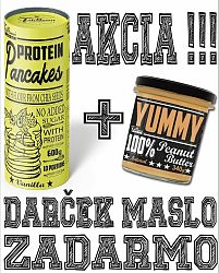 Protein Pancakes + Yummy Peanut Butter Zadarmo - FitBoom 600 g + 340 g Vanilla