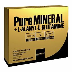 PureMINERAL + L-ALANYL-L-GLUTAMINE - Yamamoto 14 bags x 3 g Lemon Lime