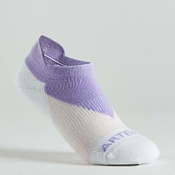 ARTENGO Detské nízke ponožky na tenis RS 160 3 páry ružové, biele a tmavomodré 27-30