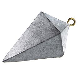 CAPERLAN Olovo v tvare pyramídy na surfcasting 2 ks šedá 100 G