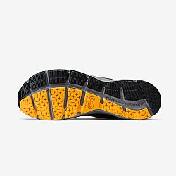 KALENJI Pánska bežecká obuv Run Active čierno-oranžová šedá 45