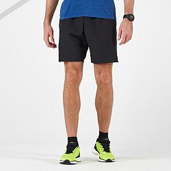 KIPRUN Pánske bežecké šortky na maratón s vreckami čierne M