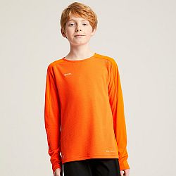KIPSTA Detský futbalový dres s dlhým rukávom Viralto Club oranžový oranžová 10-11 r (141-150 cm)