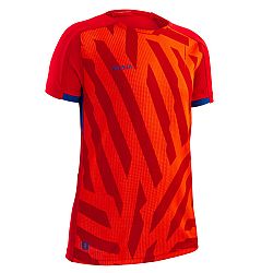 KIPSTA Detský futbalový dres Viralto Axton červeno-oranžový červená 8-9 r (131-140 cm)