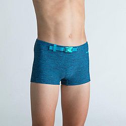 NABAIJI Chlapčenské boxerkové plavky Kibelt 100 modré s prackou modrá 10-11 r 141-150 cm