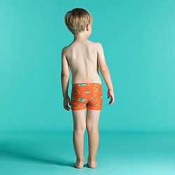 NABAIJI Detské boxerkové plavky oranžové oranžová 12 m (73-75 cm)