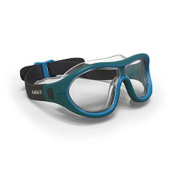 NABAIJI Plavecké okuliare Swimdow číre sklá jednotná veľkosť modro-čierne modrá