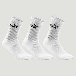 PUMA Ponožky vysoké biele 3 páry 35-38