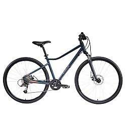 RIVERSIDE Trekingový bicykel 500 modrý M