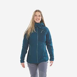 SIMOND Dámska horolezecká bunda Alpinism zo syntetickej vaty tmavozelená tyrkysová S