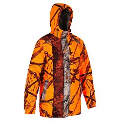 SOLOGNAC Hrejivá poľovnícka bunda 100 reflexná oranžová M