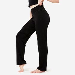 STAREVER Dievčenské nohavice na moderný tanec splývavé čierne 8-9 r (131-140 cm)