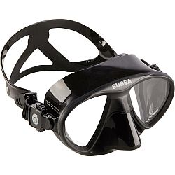 SUBEA Maska 900 Dual s mikro objemom na podmorský rybolov čierna