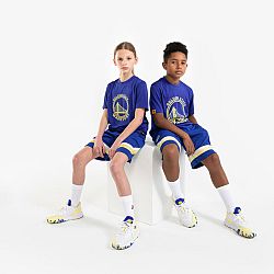 TARMAK Detská basketbalová obuv nízka Fast 900 NBA Warriors biela 38