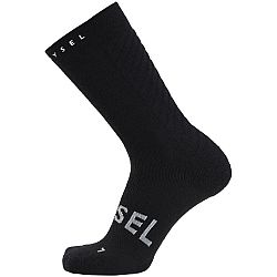 VAN RYSEL Cyklistické zimné ponožky 900 čierna 39-42