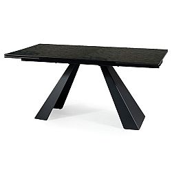 Sconto Jedálenský stôl SOLVODURI 1 sivá/čierna